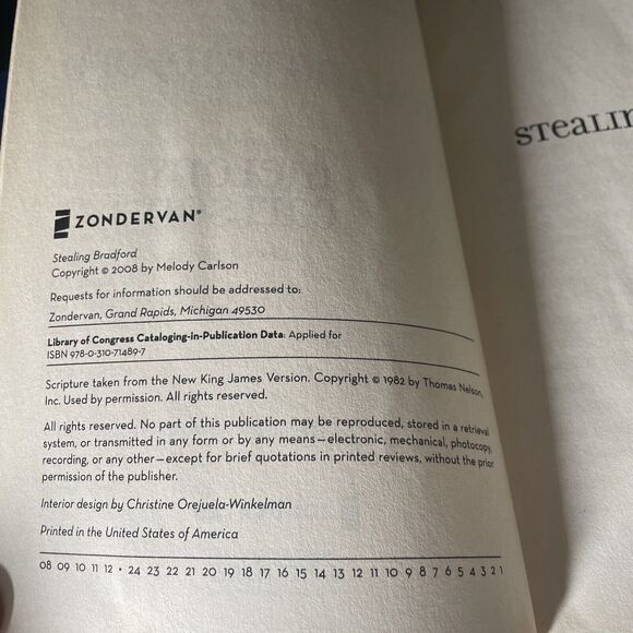 Carter House Girls Ser.: Stealing Bradford & Mixed Bags by Melody Carlson Lot 2 - Picture 8 of 9